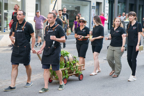 La farandole au 50ème Rencontres de folklore inernationales de Fribourg (RFI) en 2025